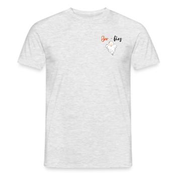 Bobos | Drôle de fantôme avec jeu de mots d’Halloween - T-shirt homme - gris chiné - Devant - AI Model Male 178 dark (178cm)