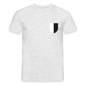 Blason Metz - T-shirt homme - gris chiné - Devant - AI Model Male 178 dark (178cm)