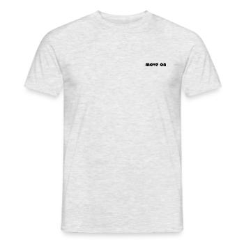 move on - Men's T-Shirt - heather grey - Front - AI Model Male 178 dark (178cm)