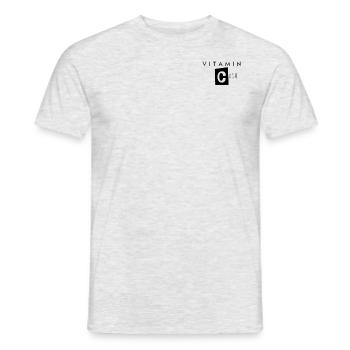 Vitamin Cash - Männer T-Shirt - Grau meliert - Vorne - AI Model Male 178 dark (178cm)