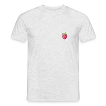 Framboise - T-shirt homme - gris chiné - Devant - AI Model Male 178 dark (178cm)