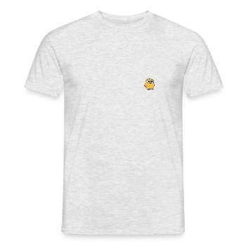 Baby-Bird Vogelküken - Männer T-Shirt - Grau meliert - Vorne - AI Model Male 178 dark (178cm)