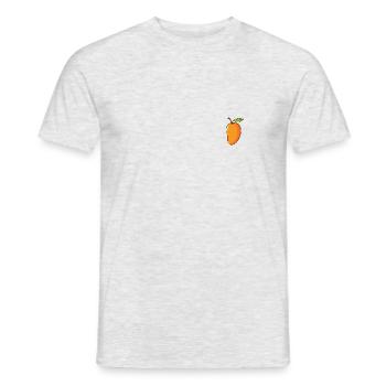 Mango 🥭 - Men's T-Shirt - heather grey - Front - AI Model Male 178 dark (178cm)