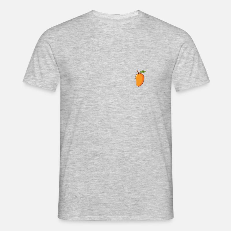 Mango 🥭 - T-shirt til herrer - grå meleret