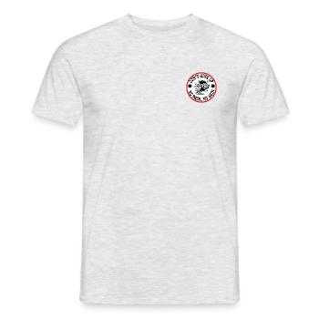 Don't Give - Men's T-Shirt - heather grey - Front - AI Model Male 178 dark (178cm)