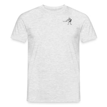 Chivalry - Männer T-Shirt - Grau meliert - Vorne - AI Model Male 178 dark (178cm)