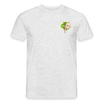 KoboldKroniken Clara-avec-C - T-shirt homme - gris chiné - Devant - AI Model Male 178 dark (178cm)