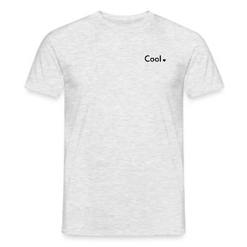 Cool - T-shirt homme - gris chiné - Devant - AI Model Male 178 dark (178cm)