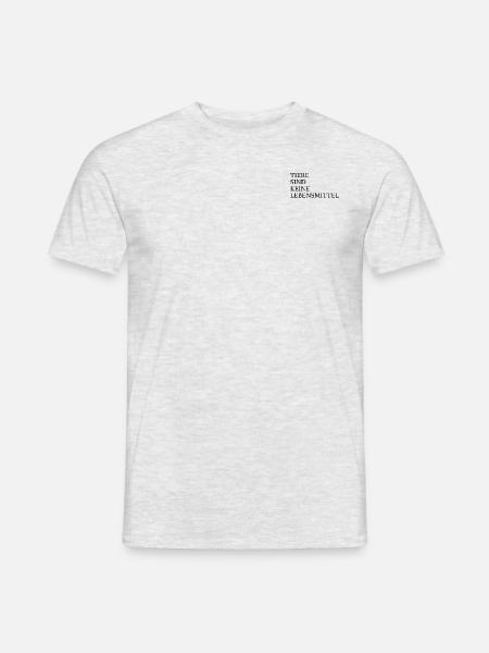 Tiere sind keine Lebensmittel - vegan - Männer T-Shirt - Grau meliert