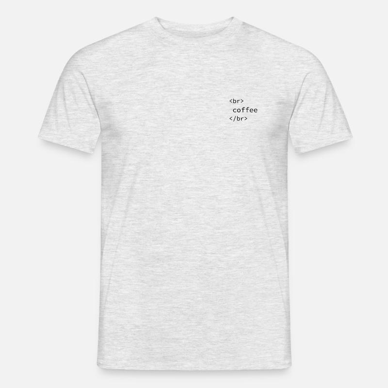 Kaffee Pause von Entwickler - Männer T-Shirt - Grau meliert