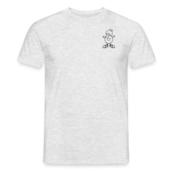 Anti-Zoo One - Männer T-Shirt - Grau meliert - Vorne - AI Model Male 178 dark (178cm)