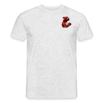 Muscledog - Men's T-Shirt - heather grey - Front - AI Model Male 178 dark (178cm)