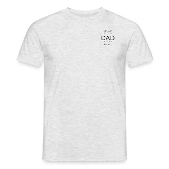 Meilleur père de tous les temps - T-shirt homme - gris chiné - Devant - AI Model Male 178 dark (178cm)