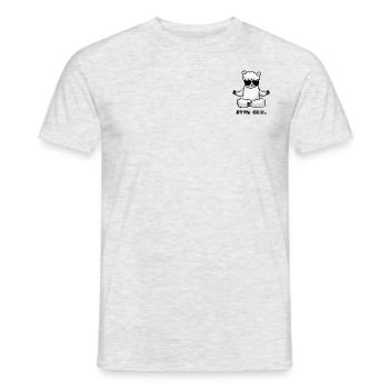 RESTEZ COOL 6 - T-shirt homme - gris chiné - Devant - AI Model Male 178 dark (178cm)