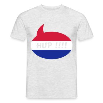 Hup Holland - T-shirt homme - gris chiné - Devant - AI Model Male 178 dark (178cm)