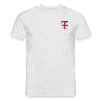 SHIELD ANGLETERRE - T-shirt homme - gris chiné - Devant - AI Model Male 178 dark (178cm)
