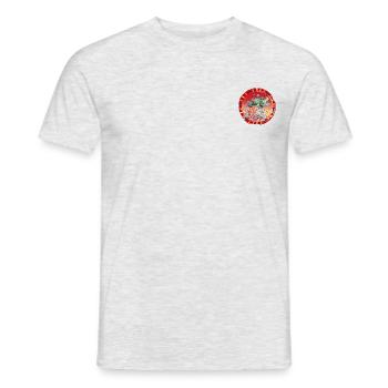 Turtle_Ocean - Männer T-Shirt - Grau meliert - Vorne - AI Model Male 178 dark (178cm)