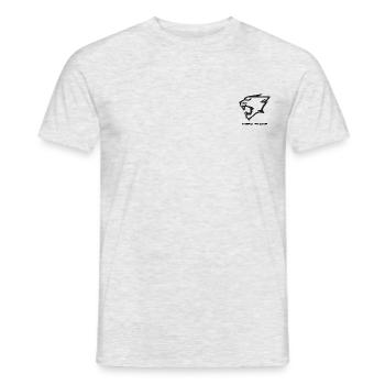 TIGER STRIKE - Männer T-Shirt - Grau meliert - Vorne - AI Model Male 178 dark (178cm)