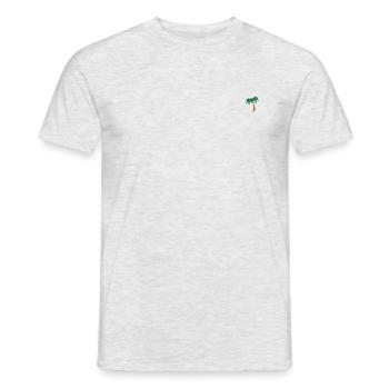 paume - T-shirt homme - gris chiné - Devant - AI Model Male 178 dark (178cm)