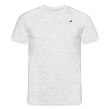 Hissing Snake Encounter - Men's T-Shirt - heather grey - Front - AI Model Male 178 dark (178cm)