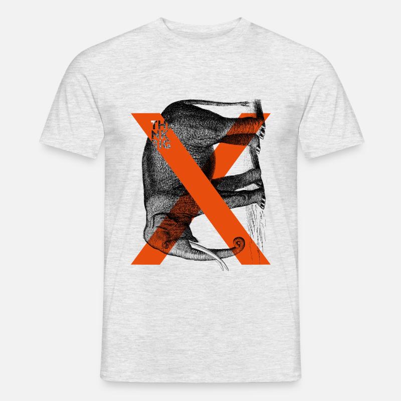 ThinkBick FIF5 - Männer T-Shirt - Grau meliert