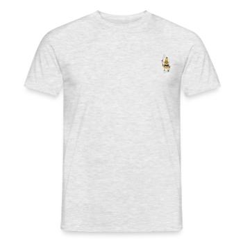 King of Crime - Männer T-Shirt - Grau meliert - Vorne - AI Model Male 178 dark (178cm)
