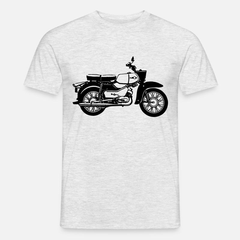 Simson Sperber - Männer T-Shirt - Grau meliert