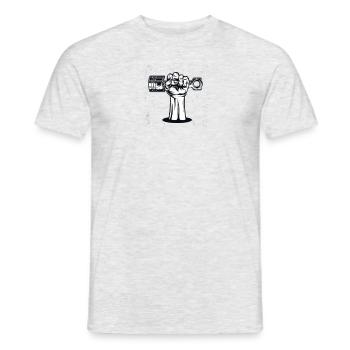 Moto Moto Motocross Motocross Dreckbike-Ge - T-shirt homme - gris chiné - Devant - AI Model Male 178 dark (178cm)