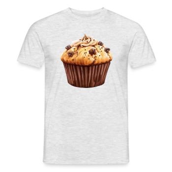 Chocolate Cupcake Lover Dream - Men's T-Shirt - heather grey - Front - AI Model Male 178 dark (178cm)
