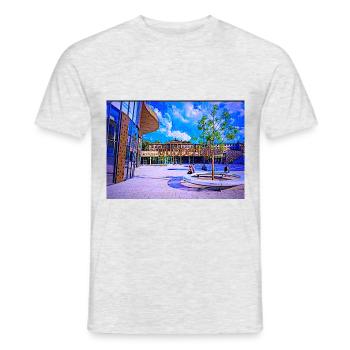 Wuppertal - Men's T-Shirt - heather grey - Front - AI Model Male 178 dark (178cm)