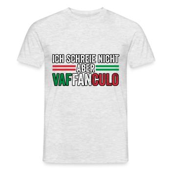 Italy Italian Vaffanculo - Men's T-Shirt - heather grey - Front - AI Model Male 178 dark (178cm)