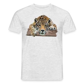 Jaguar - Men's T-Shirt - heather grey - Front - AI Model Male 178 dark (178cm)