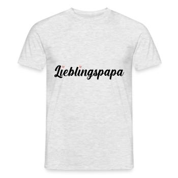 Vater Bester Papa - Männer T-Shirt - Grau meliert - Vorne - AI Model Male 178 dark (178cm)