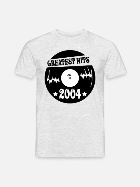 Vintage 2004 - Männer T-Shirt - Grau meliert