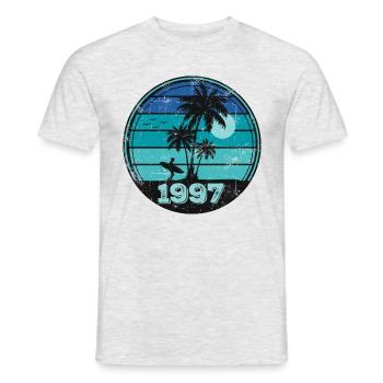 Millésime 1997 - T-shirt homme - gris chiné - Devant - AI Model Male 178 dark (178cm)