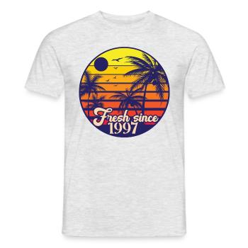 Millésime 1997 - T-shirt homme - gris chiné - Devant - AI Model Male 178 dark (178cm)