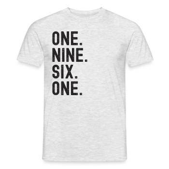 Millésime 1961 - T-shirt homme - gris chiné - Devant - AI Model Male 178 dark (178cm)