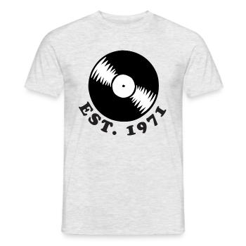 1971 Vintage - Men's T-Shirt - heather grey - Front - AI Model Male 178 dark (178cm)