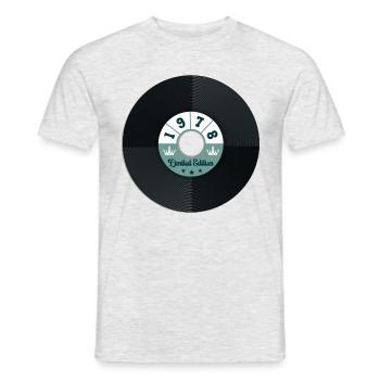Millésime 1978 - T-shirt homme - gris chiné - Devant - AI Model Male 178 dark (178cm)