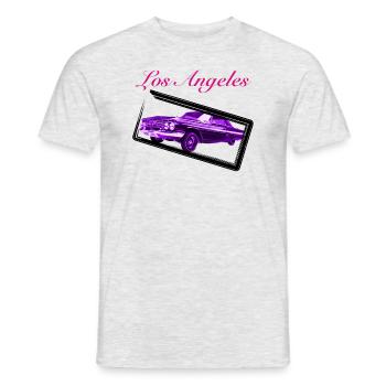 Los Angeles Lowrider - Männer T-Shirt - Grau meliert - Vorne - AI Model Male 178 dark (178cm)