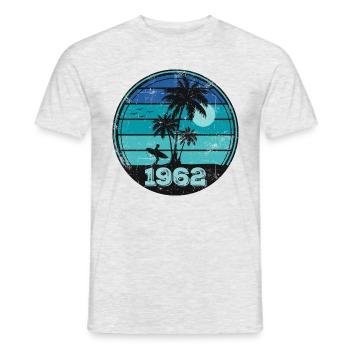Millésime 1962 - T-shirt homme - gris chiné - Devant - AI Model Male 178 dark (178cm)