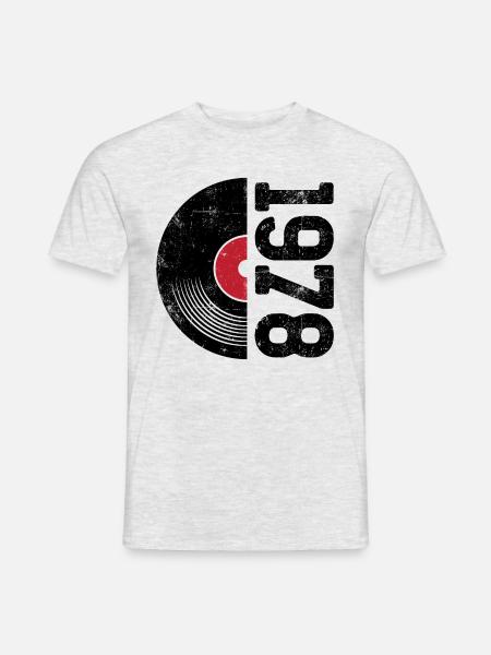 Vintage 1978 - Männer T-Shirt - Grau meliert