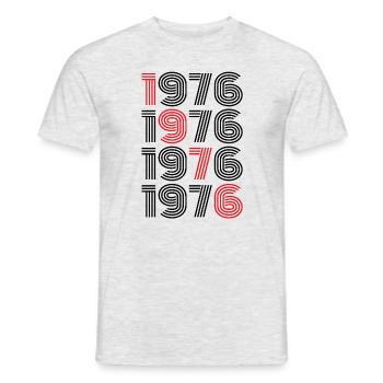 Millésime 1976 - T-shirt homme - gris chiné - Devant - AI Model Male 178 dark (178cm)