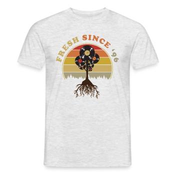Millésime 1996 - T-shirt homme - gris chiné - Devant - AI Model Male 178 dark (178cm)
