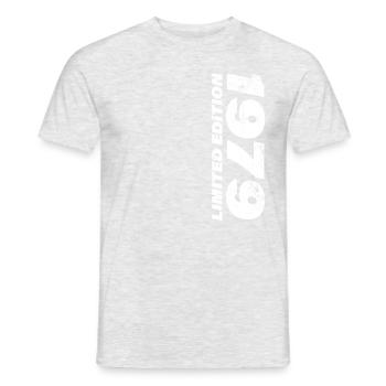 Millésime 1979 - T-shirt homme - gris chiné - Devant - AI Model Male 178 dark (178cm)