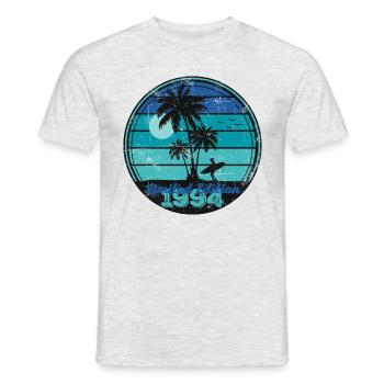 1994 Jahrgang Vintage Geburtstag Geschenk - Männer T-Shirt - Grau meliert - Vorne - AI Model Male 178 dark (178cm)