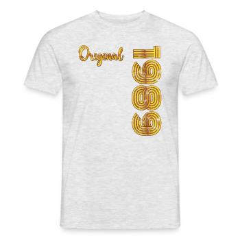 Millésime 1989 - T-shirt homme - gris chiné - Devant - AI Model Male 178 dark (178cm)