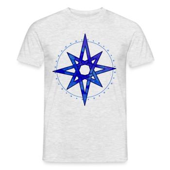 Stars - Star - Graphics - Graphic Design - Men's T-Shirt - heather grey - Front - AI Model Male 178 dark (178cm)