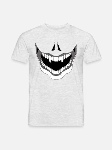 all teeth - Men's T-Shirt - heather grey