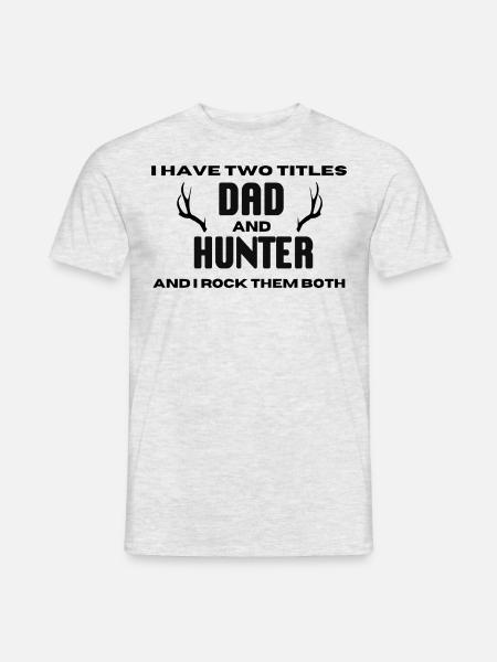 Jäger Spruch Jagd - Männer T-Shirt - Grau meliert